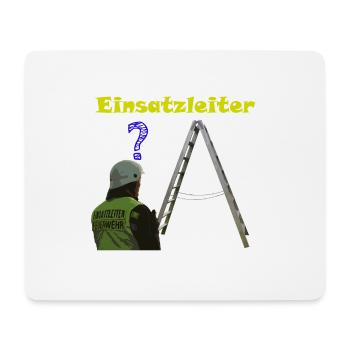 Einsatzleiter Feuerwehr - Mousepad (Querformat) - Weiß - Vorne