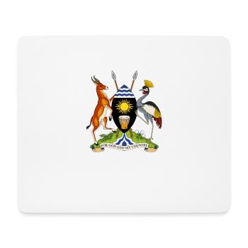 Uganda - Mousepad (Querformat) - Weiß - Vorne
