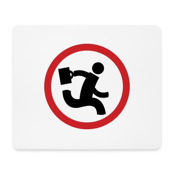 Nerd-Herden-Logo - Futter - Mousepad (Querformat) - Weiß - Vorne