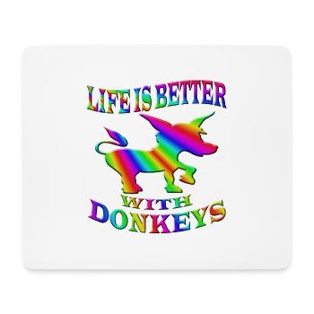 ass - Mouse Pad (horizontal) - white - Front