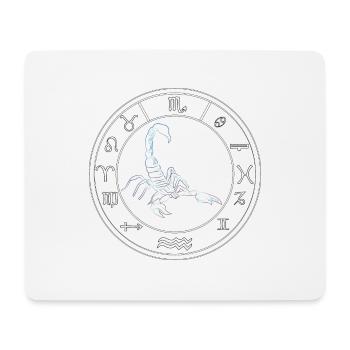 Zodiac Scorpio - Mouse Pad (horizontal) - white - Front