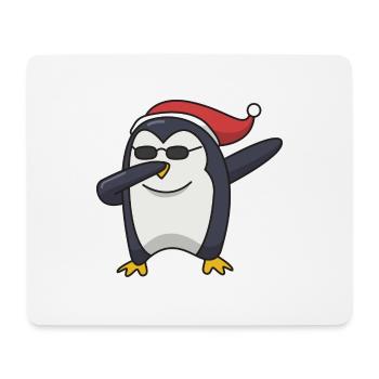 Penguin Dabbing Christmas Gift Hip Hop Cool - Mouse Pad (horizontal) - white - Front