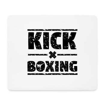 I LOVE KICKBOXING - Kickboxing T-Shirt - Geschenk - Mousepad (Querformat) - Weiß - Vorne