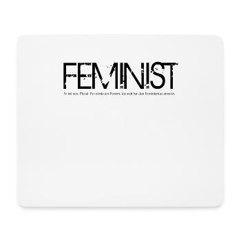 Feminist rights for women feminist - Mouse Pad (horizontal) - white - Front