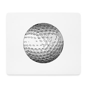 golf ball - Mouse Pad (horizontal) - white - Front