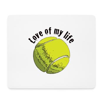 tennislove1 - Mouse Pad (horizontal) - white - Front