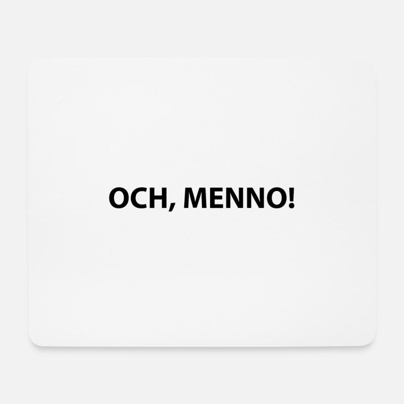 och menno - Mousepad (Querformat) - Weiß