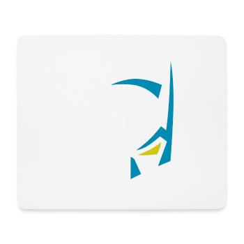 Superhero mask - Mouse Pad (horizontal) - white - Front