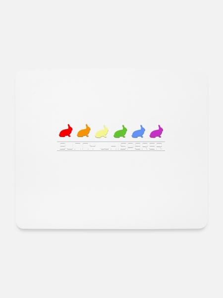 rabbit whisperer - Mouse Pad (horizontal) - white