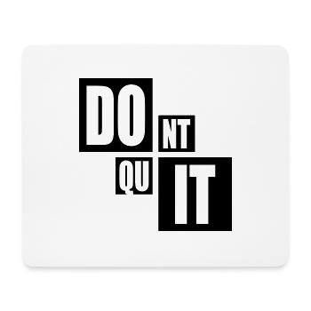 motivation saying cool endurance fitness text logo - Mouse Pad (horizontal) - white - Front