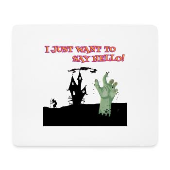 zombi - Tapis de souris (format paysage) - blanc - Devant