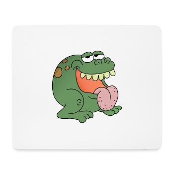 Frosch - Mousepad (Querformat) - Weiß - Vorne