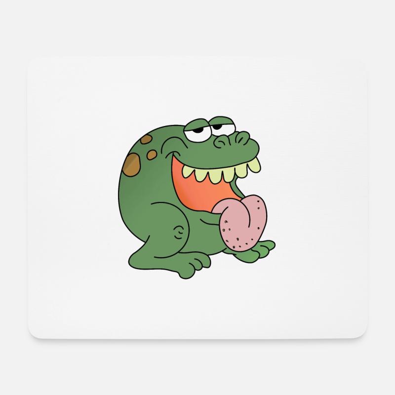 frog - Mouse Pad (horizontal) - white