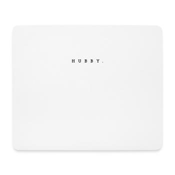 HUBBY. - CLASSIC DESIGN - Mousepad (Querformat) - Weiß - Vorne
