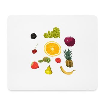 fruit - Mouse Pad (horizontal) - white - Front