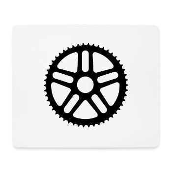 Gear - Mouse Pad (horizontal) - white - Front