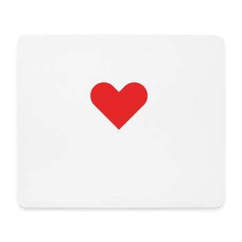 I LOVE WIXXEN - Mousepad (Querformat) - Weiß - Vorne