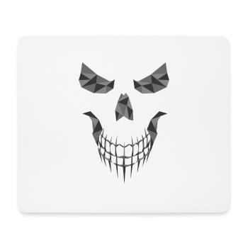 Skull geometric - Mouse Pad (horizontal) - white - Front