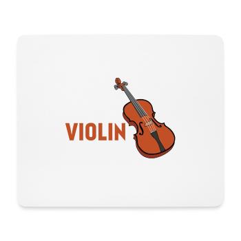 Essen Schlafen Violine Repeat - Geige - Musik - Mousepad (Querformat) - Weiß - Vorne