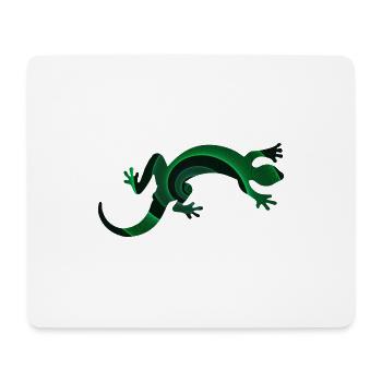 gecko - Tapis de souris (format paysage) - blanc - Devant