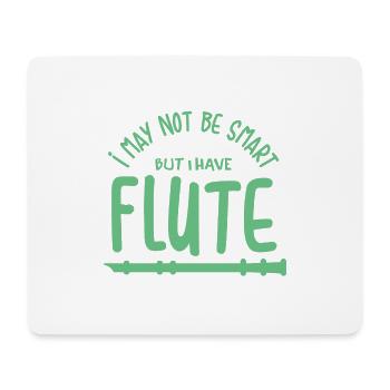 Flute Flute Bone Flute Funny Gift - Mouse Pad (horizontal) - white - Front