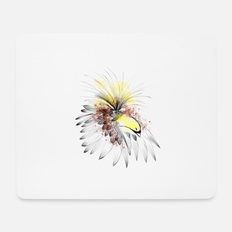 Paradiesvogel - Mousepad (Querformat) - Weiß