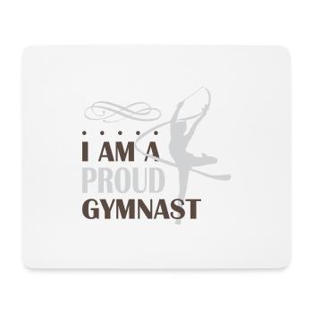 Rhythmic Gymnastics Gymnastics Dance Gymnastics - Mouse Pad (horizontal) - white - Front