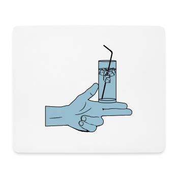 Pistolero Cóctel - Mousepad (Querformat) - Weiß - Vorne