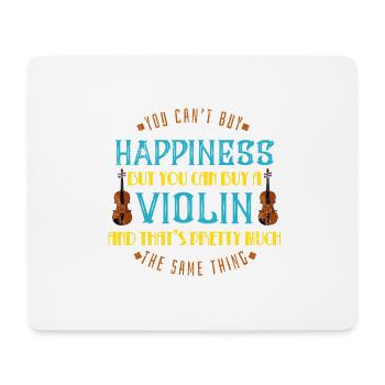 Lustig Geiger Violine Violinist Geige Geschenk - Mousepad (Querformat) - Weiß - Vorne