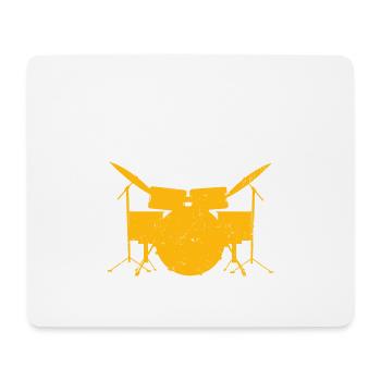 Drumer Schlagzeuger Trommel Drums Geschenk - Mousepad (Querformat) - Weiß - Vorne