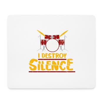 Lustig Schlagzeuger Trommler Drums Geschenk - Mousepad (Querformat) - Weiß - Vorne
