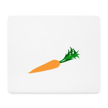 carrot - Mouse Pad (horizontal) - white - Front