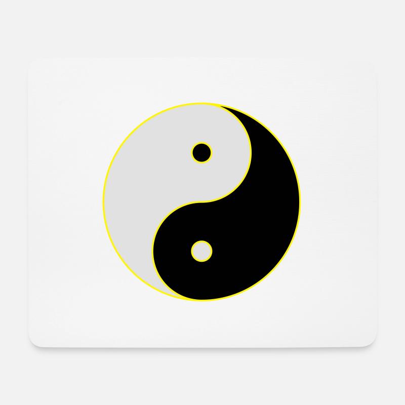 Yin Yang - Mouse Pad (horizontal) - white