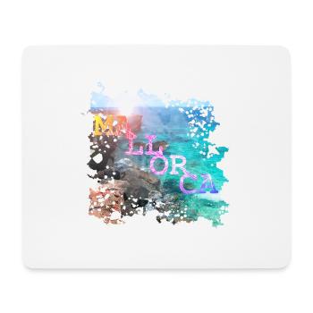 Mallorca - Mousepad (Querformat) - Weiß - Vorne
