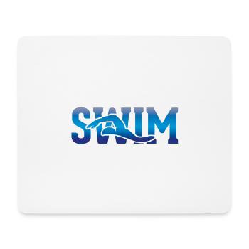 Swimmer swim swimming sportsman gift - Mouse Pad (horizontal) - white - Front