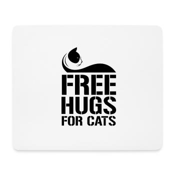 Cat Tshirt Cats love pets Cat - Mouse Pad (horizontal) - white - Front