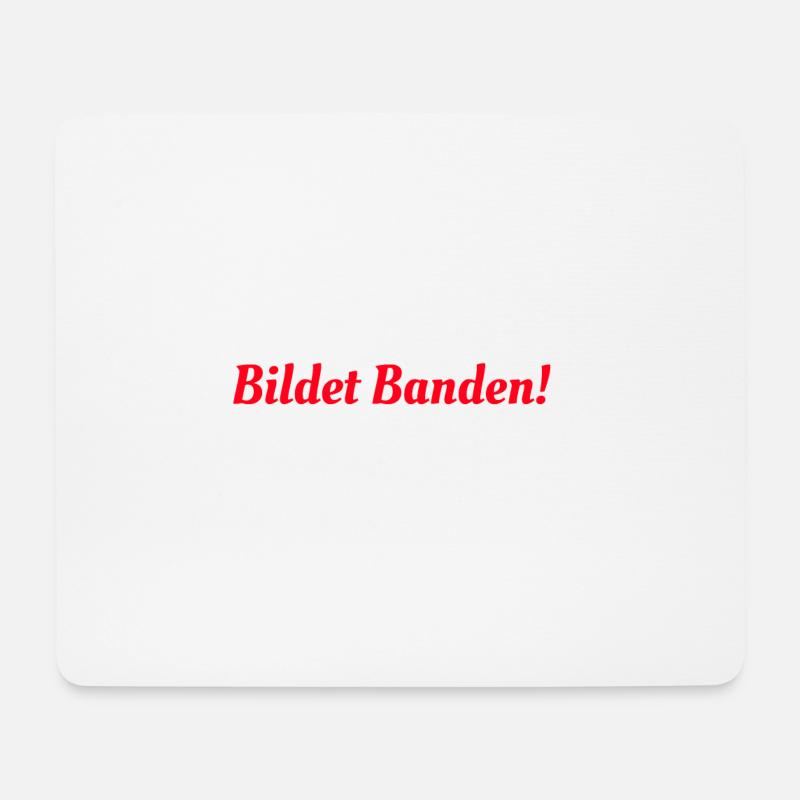 Bildet Banden - Mousepad (Querformat) - Weiß