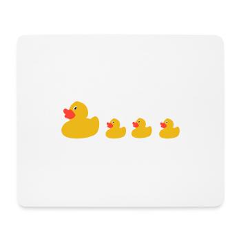 caneton - Tapis de souris (format paysage) - blanc - Devant