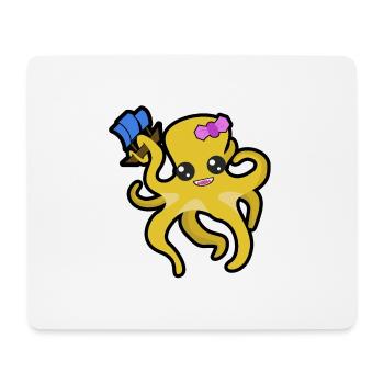 Baby Netter Kraken - Mousepad (Querformat) - Weiß - Vorne