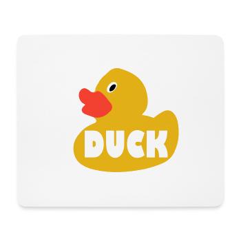 DUCK - Mousepad (Querformat) - Weiß - Vorne