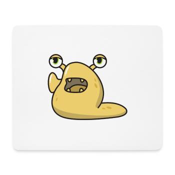 Snail monster halloween gift comic funny - Mouse Pad (horizontal) - white - Front