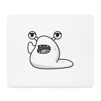 Snail monster halloween gift comic funny - Mouse Pad (horizontal) - white - Front