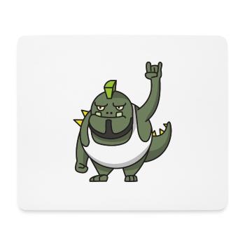 Troll Rock Geschenk Punk Comic lustig fantasy - Mousepad (Querformat) - Weiß - Vorne