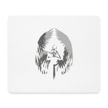 Anges anges cadeau - Tapis de souris (format paysage) - blanc - Devant