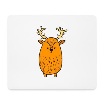 süsse Rentier Geschenk - Mousepad (Querformat) - Weiß - Vorne