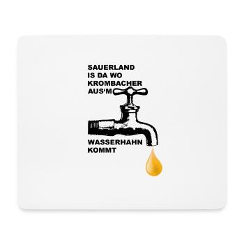 KROMBACHER DU TUBE D'EAU DE SAUERLAND - Tapis de souris (format paysage) - blanc - Devant