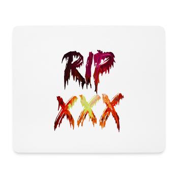 RIP XXXTENTACION Liquefied - Mouse Pad (horizontal) - white - Front