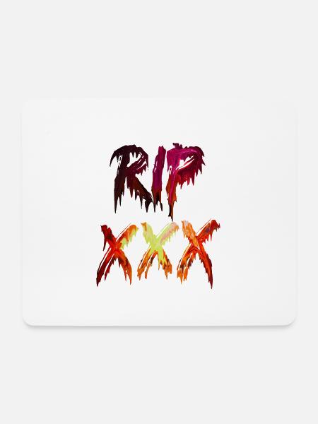 RIP XXXTENTACION Verflüssigt - Mousepad (Querformat) - Weiß