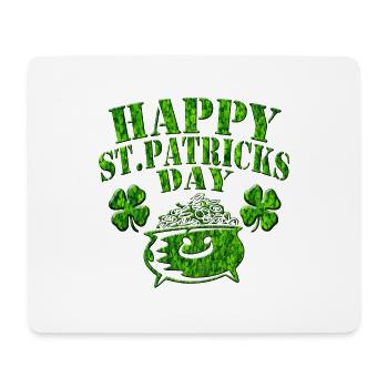 St Patrick's Day - Mouse Pad (horizontal) - white - Front