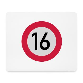 verkehrsschild_16___f3 - Tapis de souris (format paysage) - blanc - Devant